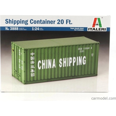 Italeri Accessories Container 20' China Shipping For Trailer Truck / 1:24