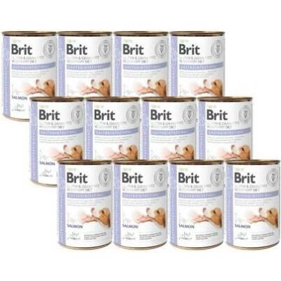 Brit Veterinary Diet Dog Grain Free Gastrointestinal Salmon with Pea 12 x 400 g