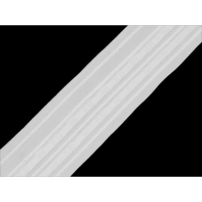 Záclonovka šíře 60 mm tužkové řasení Varianta: bílá, Balení: 1 m – Zboží Mobilmania