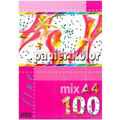 Xero papír A4 100l mix kolor fluo