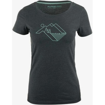 ALPINE PRO Тъмно сива дамска тениска ALPINE PRO Kefada ALPINE PRO | Siv | ЖЕНИ | XS