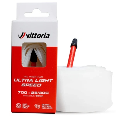 Vittoria Вътрешна гума Vittoria Ultra Light Speed TPU 700x25/30C FV60