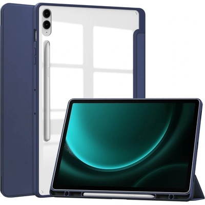 Vsechnonamobil 65789 CRYSTAL Zaklápěcí pouzdro Samsung Galaxy Tab S9 FE+ tmavě modré