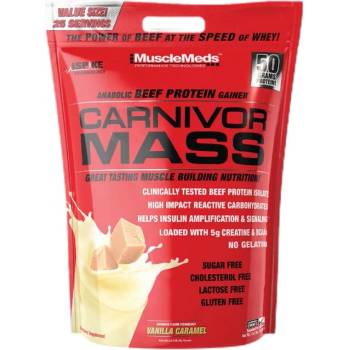 MuscleMeds Carnivor Mass / Beef Gainer [4540 грама] Ванилия с карамел