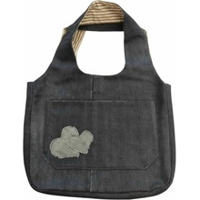 CEDR taška z džínoviny malá modrá 26 x 30 cm