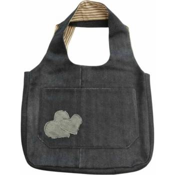 CEDR taška z džínoviny malá modrá 26 x 30 cm