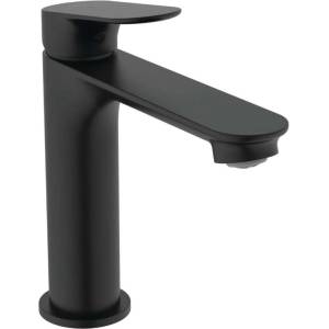 Ideal Standard Ceralife O - Смесител за умивалник с чучур Click-Clack, BlueStart, матово черно BE100XG (BE100XG)