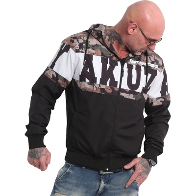 Yakuza bunda TRI STAR WINDBREAKER WB 18032 camouflage zelený maskáč