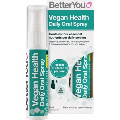 BetterYou Vegan Health Oral Spray Orálny sprej 25 ml