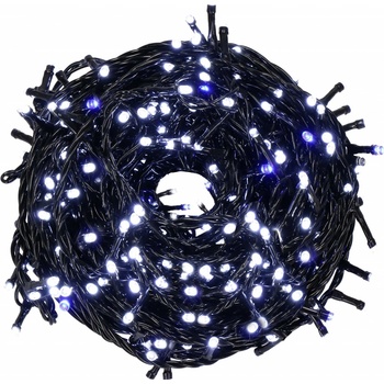 SPRINGOS LED svetelná reťaz 41,5m 500LED IP44 studená biela + záblesky