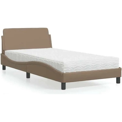 vidaXL 11461.3208361 Postel s matrací Dover cappuccino umělá kůže