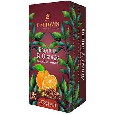 Ealdwin Rooibos & Orange bylinný čaj 20 sáčků