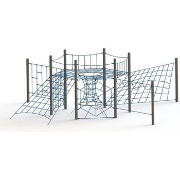 Playground System Herný prvok z nerezu veľká lanová preliezka