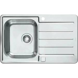 Alveus Мивка от неръждаема стомана Alveus Line Maxim 80 Satin 79x50 см (1100216) Мивка за вграждане