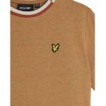 Lyle and Scott Тениска Lyle and Scott Kids Rib T-Shirt - Tigers Eye - sportihobi - 42,03 лв