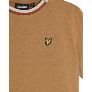 Lyle and Scott Тениска Lyle and Scott Kids Rib T-Shirt - Tigers Eye - sportihobi - 42,03 лв