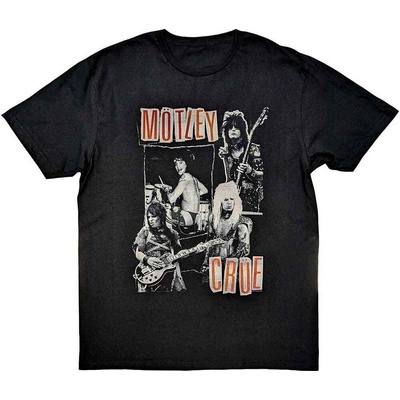 Mötley Crüe Vintage Punk Collage Black XL Риза (MOTTEE47MB04)