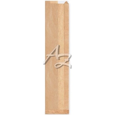 sáčky papírové s okénkem na bagety/1000ks 120+50x590mm Hnědé