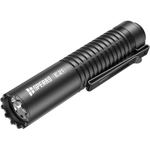 SPERAS Тактическо акумулаторно фенерче Speras E21 EDC 2000LM, черно (E21 Black)