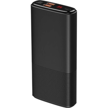 PURIDEA S18 QC 3.0 Power Bank 20000 mAh - външна батерия с 2xUSB изхода за таблети и смартфони (черна)