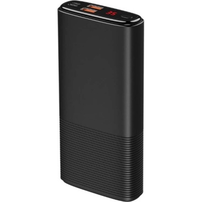 PURIDEA S18 QC 3.0 Power Bank 20000 mAh - външна батерия с 2xUSB изхода за таблети и смартфони (черна)