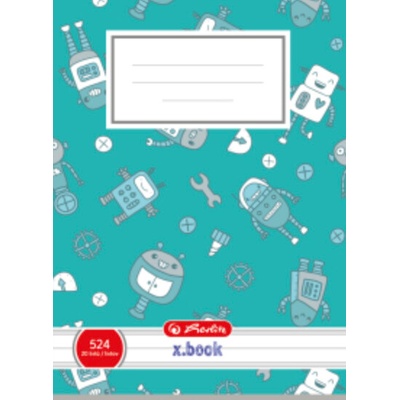 Herlitz Sešit A5 linkovaný 524 Roboti