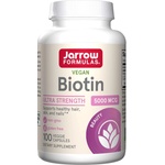 Jarrow Formulas Biotin, 5000 mcg, 100 капсули, Jarrow Formulas (8356)