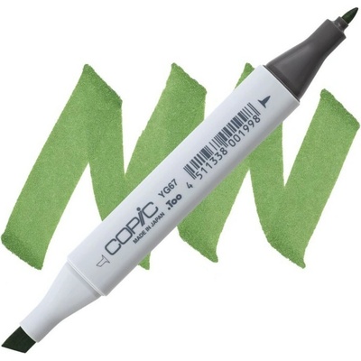Lihová fixa COPIC Classic oboustranná Fine & Chisel, Moss (YG67)