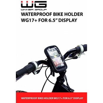 Winner voděodolný držák na kolo/motorku WG17+ 6,5", černá 0591194107719