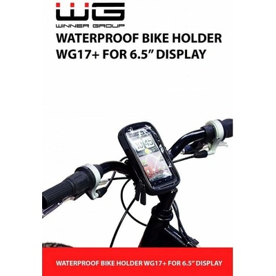 Winner voděodolný držák na kolo/motorku WG17+ 6,5", černá 0591194107719