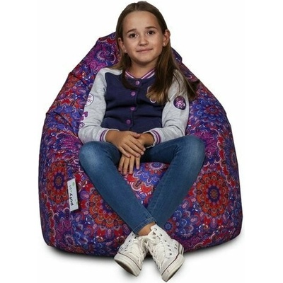 TiaHome Sako modern polyester fialový ornament