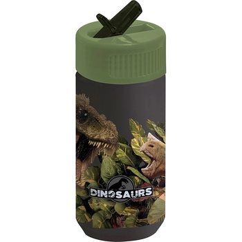 Image 1 of DERFORM - Бутилка със сламка 330 мл DINOSAUR 18
