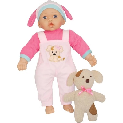 DIMIAN Кукла с меко тяло Dimian Bambolina - С кученце, 41 cm (BD1874)