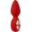 Guilty Анален вибратор - Butt Plug "MASON RED" 11 см