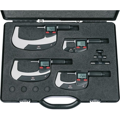 Mahr 0-10 mm Sada digitálních mikrometrů s datovým výstupem IP65 4157015