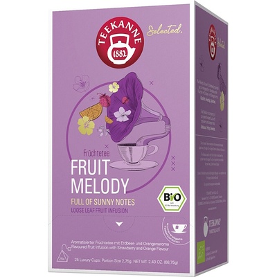 TEEKANNE Luxury cup fruit melódy ovocný čaj BIO 25 sáčkov