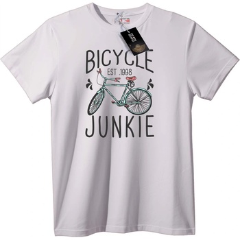 NOONEBRAND Тениска Bicycle Junkie - 2XL, Black