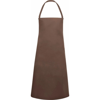 G.Gastro Karlowsky Zástěra s laclem Basic světle hnědá D14515154