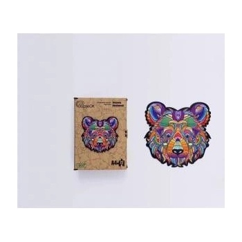 PuzzleOK Wooden puzzles eco 22 Brown Bear A4