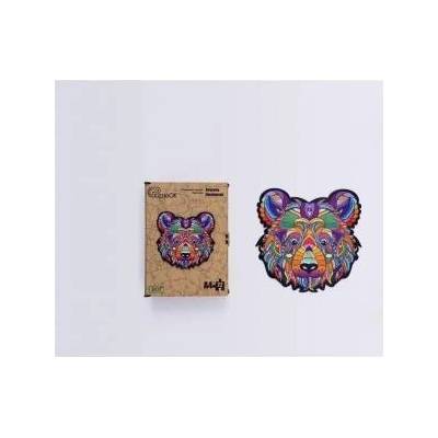 PuzzleOK Wooden puzzles eco 22 Brown Bear A4