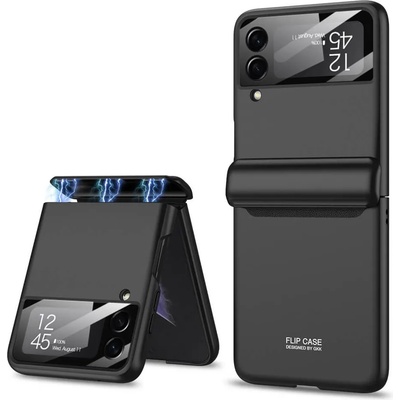 GKK Калъф с Предпазител за Samsung Galaxy Z Flip 4, GKK Hinge LCD Case, Черен (5906601090344)