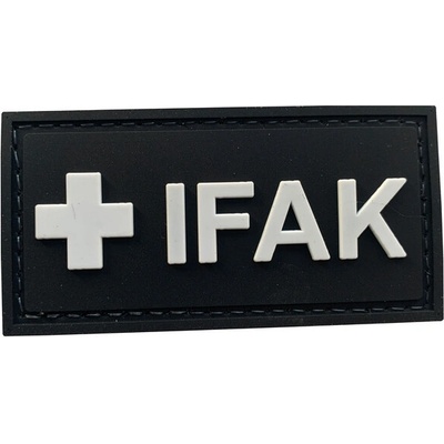 WARAGOD Nášivka 3D Indivdidual First Aid Kit čierna 5x3cm