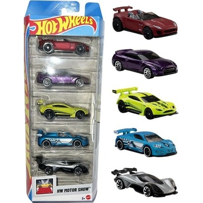 Mattel Hot Wheels 5ks angličáky Motor Show