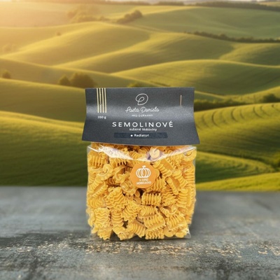 Pasta Daniela Semolinové těstoviny dýňové Radiatori 350 g