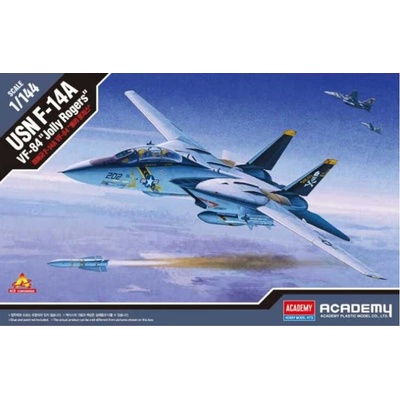 Academy Grumman F-14A Tomcat USN V-84 Jolly Rogers Model Kit letadlo 12626 1:144
