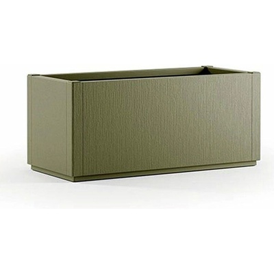 STEFANPLAST Truhlík vyvýšený záhon ETHICA 80x36x35cm olivově zelený