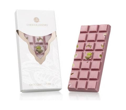 Chocolissimo Ruby čokoláda pistáciová 70 g