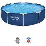 Bestway Басейн Bestway Steel Pro 56679, Ø305 х 76 см с филтърна помпа