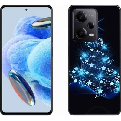 Pouzdro mmCase Gelové Xiaomi Redmi Note 12 Pro+ 5G - vánoční stromek