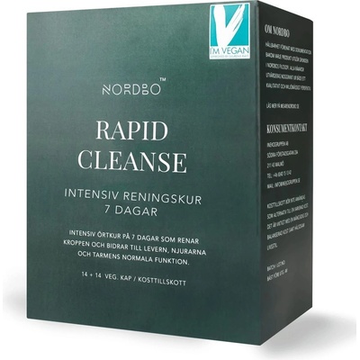 Nordbo Rapid Cleanse rychlý detox 28 kapsúl